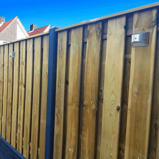 Solar wandlamp Flint RVS met bewegingsmelder op zonne energie