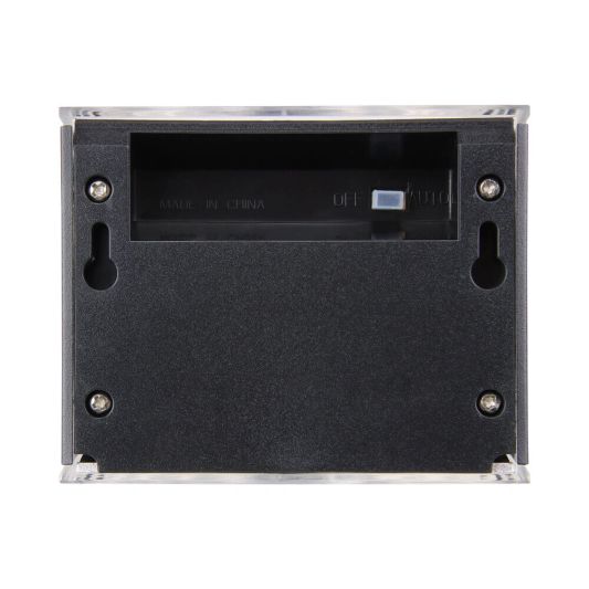 Solar wandlamp Flint RVS met bewegingsmelder op zonne energie koud wit