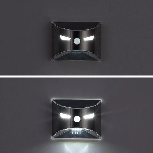 Solar wandlamp Gaze op zonne-energie - Moderne buitenlamp met bewegingssensor