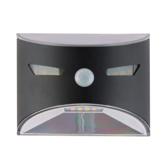 Solar wandlamp Gaze op zonne-energie - Moderne buitenlamp met bewegingssensor