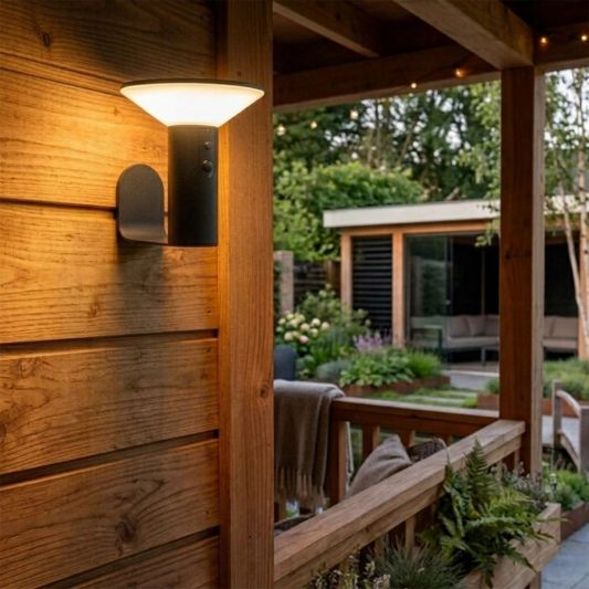 Solar wandlamp Lyon - USB-C oplaadbaar - Met bewegingssensor