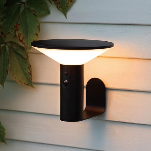 Solar wandlamp Lyon - USB-C oplaadbaar - Met bewegingssensor