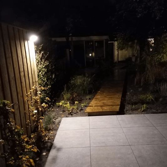 Solar wandlamp Motion II met sensor op zonne energie