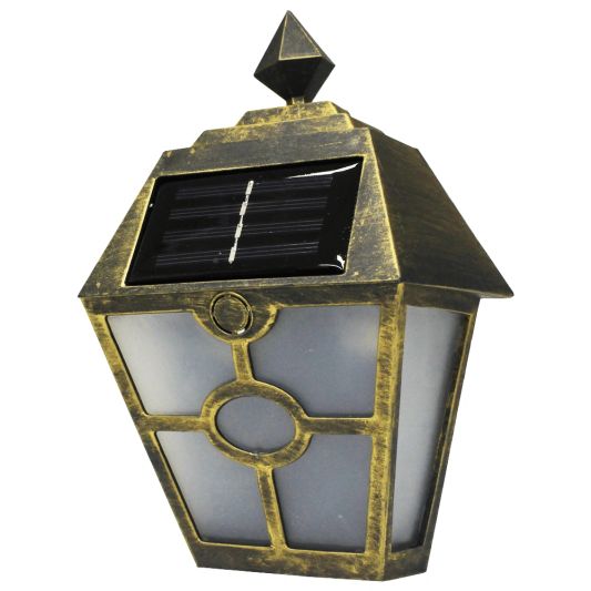 Solar wandlamp München goud 2 stuks