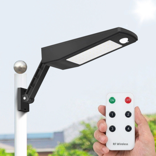 Solar wandlamp Paddle met bewegingssensor in zwart