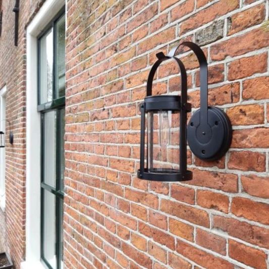 Solar wandlamp Venice met led filament lamp