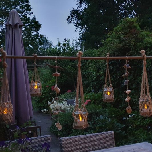 Solar waxinelichtjes led kaarsen 6 stuks