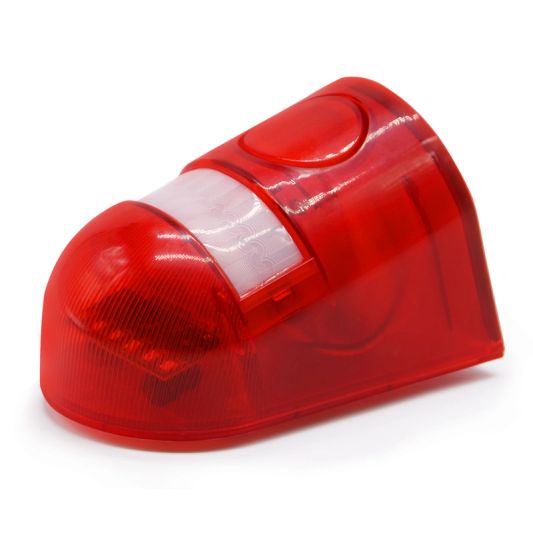 Solarlamp Alert met rode LED verlichting en 4 lichtstanden