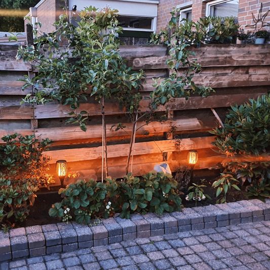 Solarlamp Fakkel voordeelset 3 zwart met schemersensor