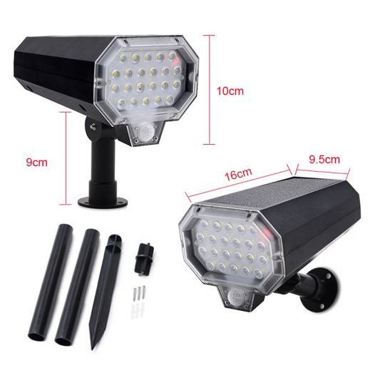 Solarlamp Rotar met roteerfunctie - Wandlamp en priklamp met bewegingssensor