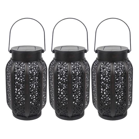 Voordeelset Solar LED tafellamp Oujda 3 lampen op zonne-energie met bijzonder lichtschijnsel