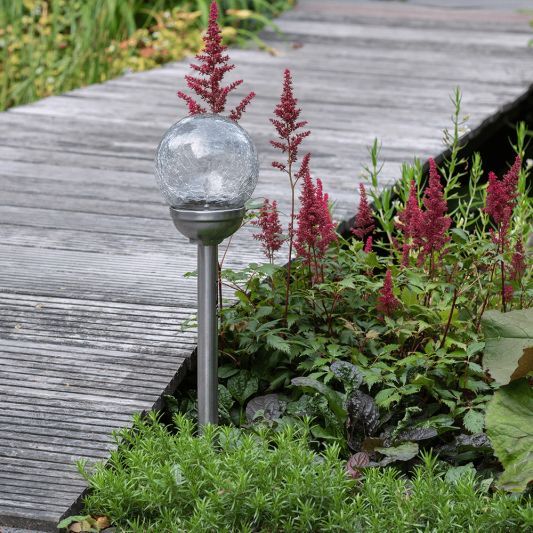 Voordeelset Solar priklamp Rhea decoratieve bollen