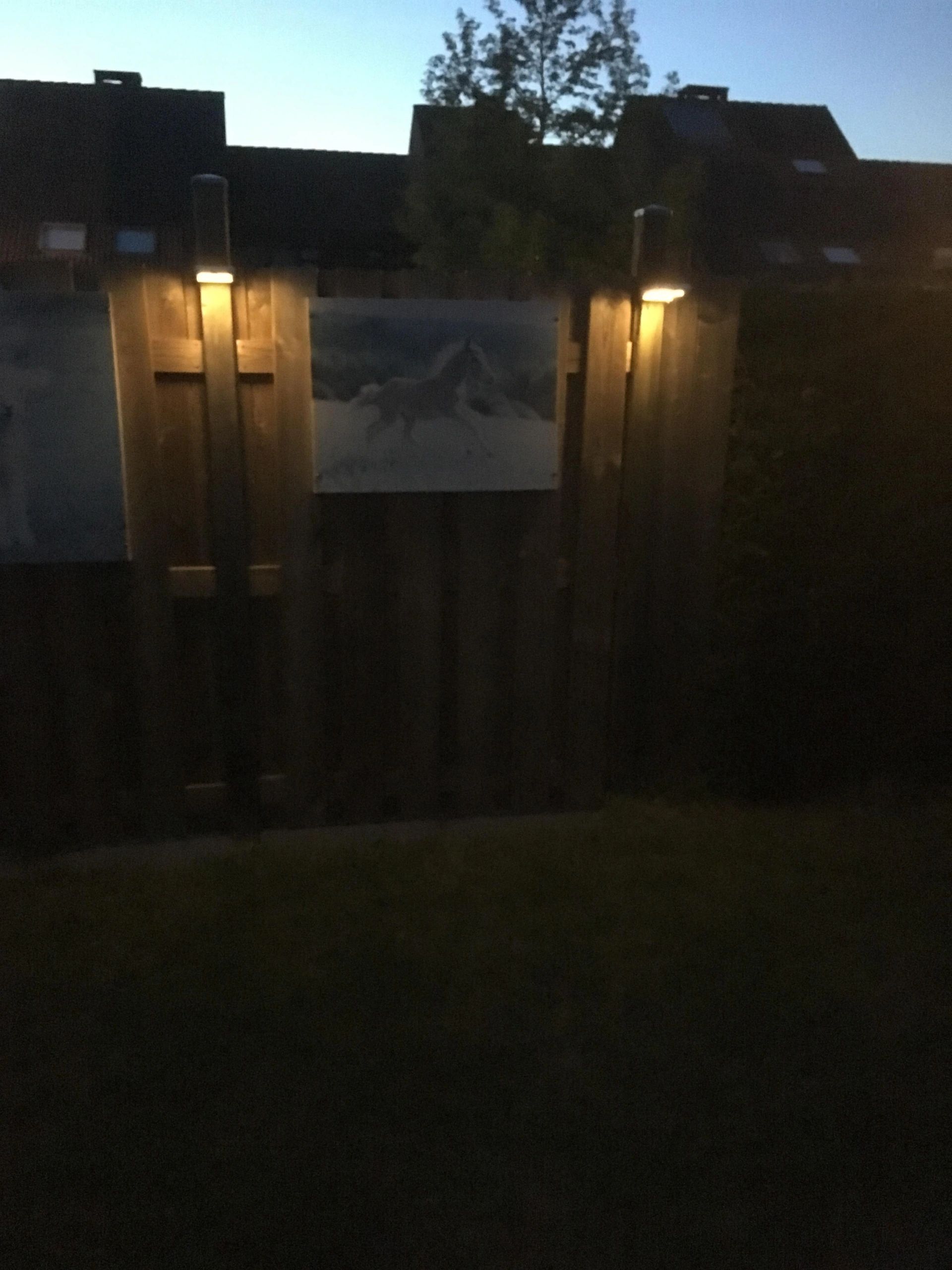 Solar wandlamp Slim II met 49 leds en bewegingsmelder RVS op zonne-energie