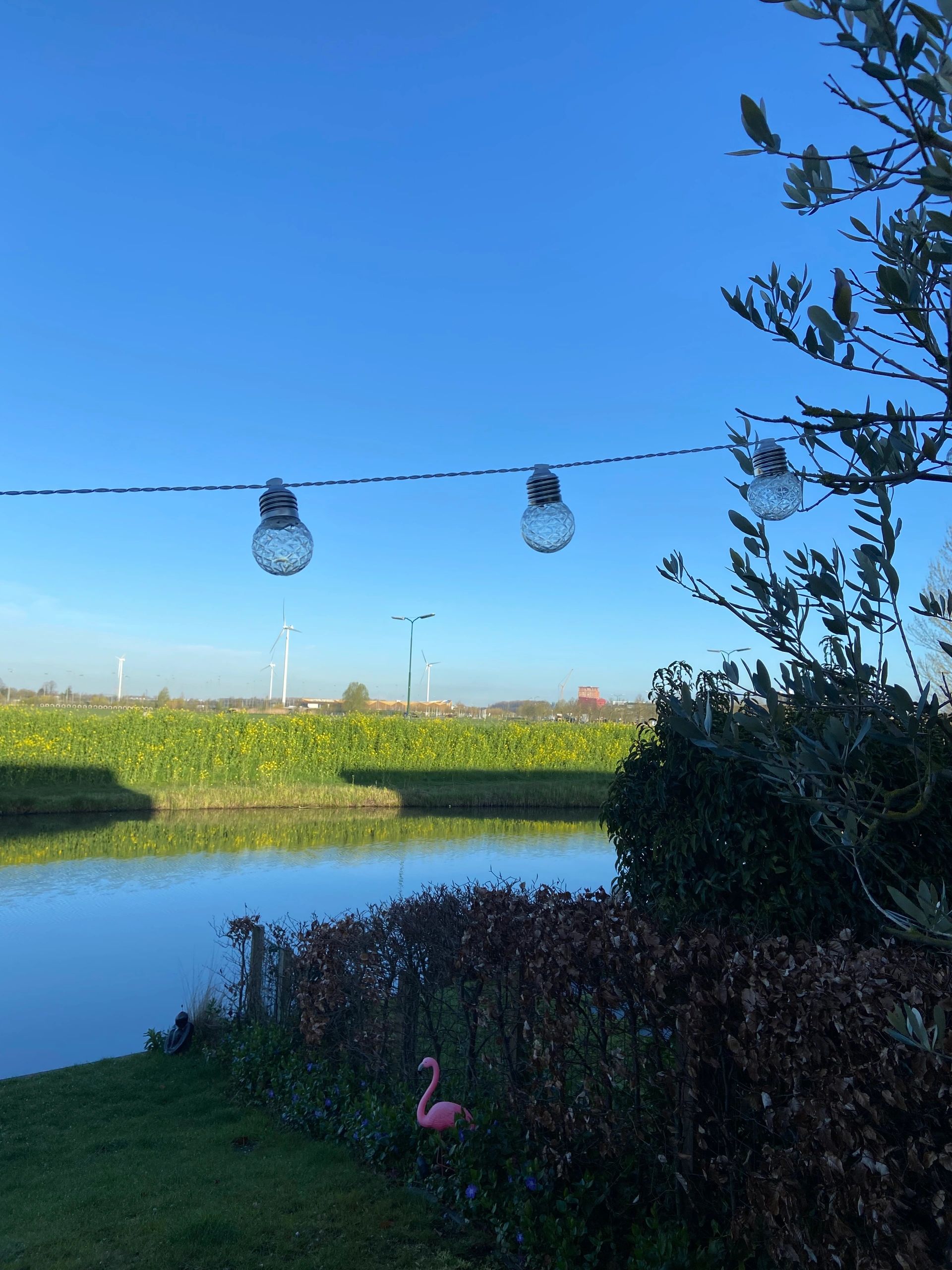 Solar lichtslinger Diamond met 20 warm witte led lampen