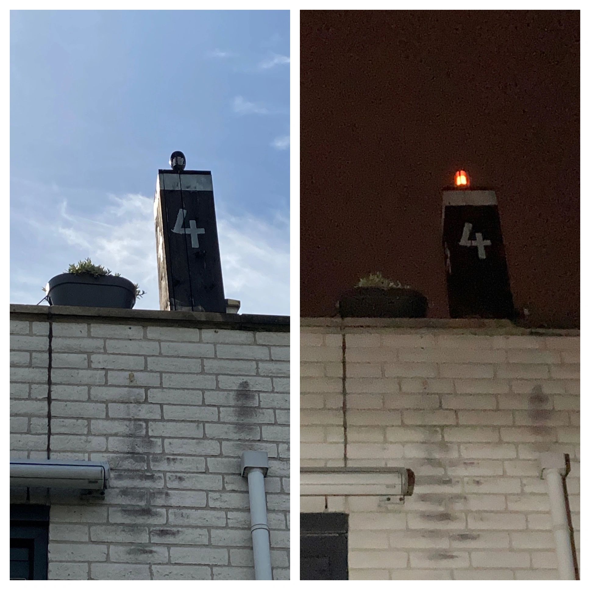 Solarlamp Fakkel Small voordeelset 4 stuks zwart met vlameffect