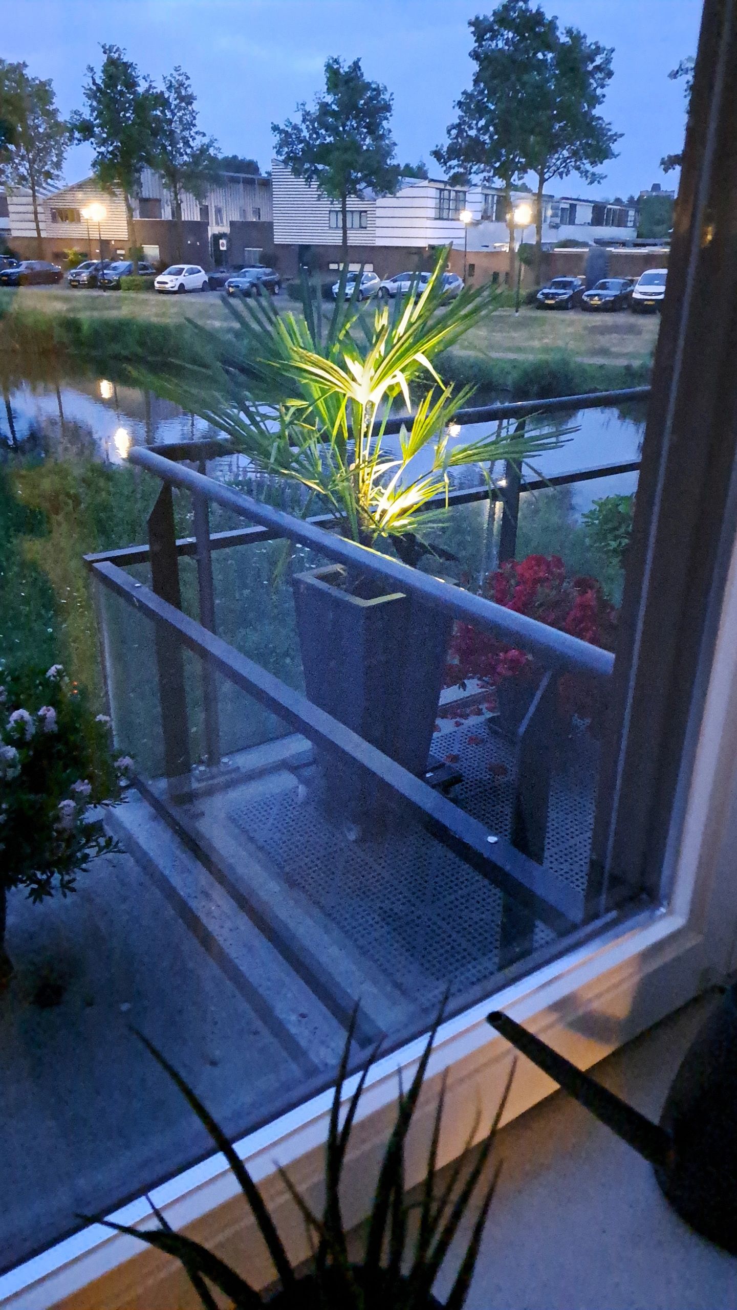 Solar spot Highlight voor wandmontage of grondspies warm wit voordeelset 2
