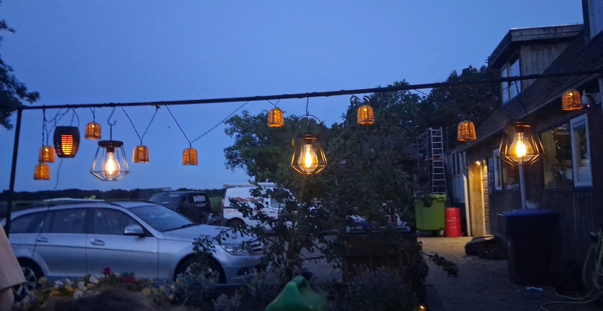 Solar LED lamp Vogue zwarte buitenlamp op zonne energie