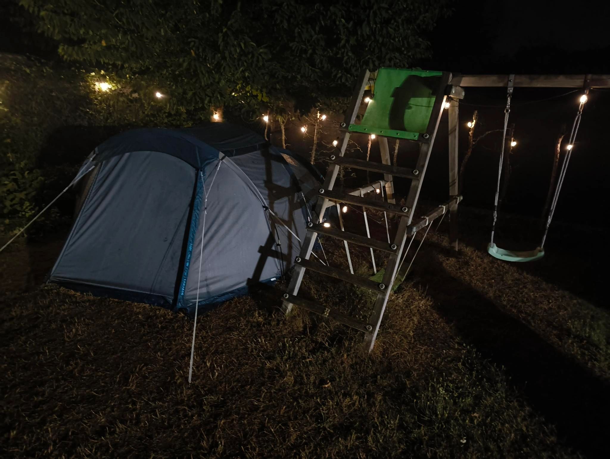 Solar lichtslinger Chain met 30 warm witte led filament lampen