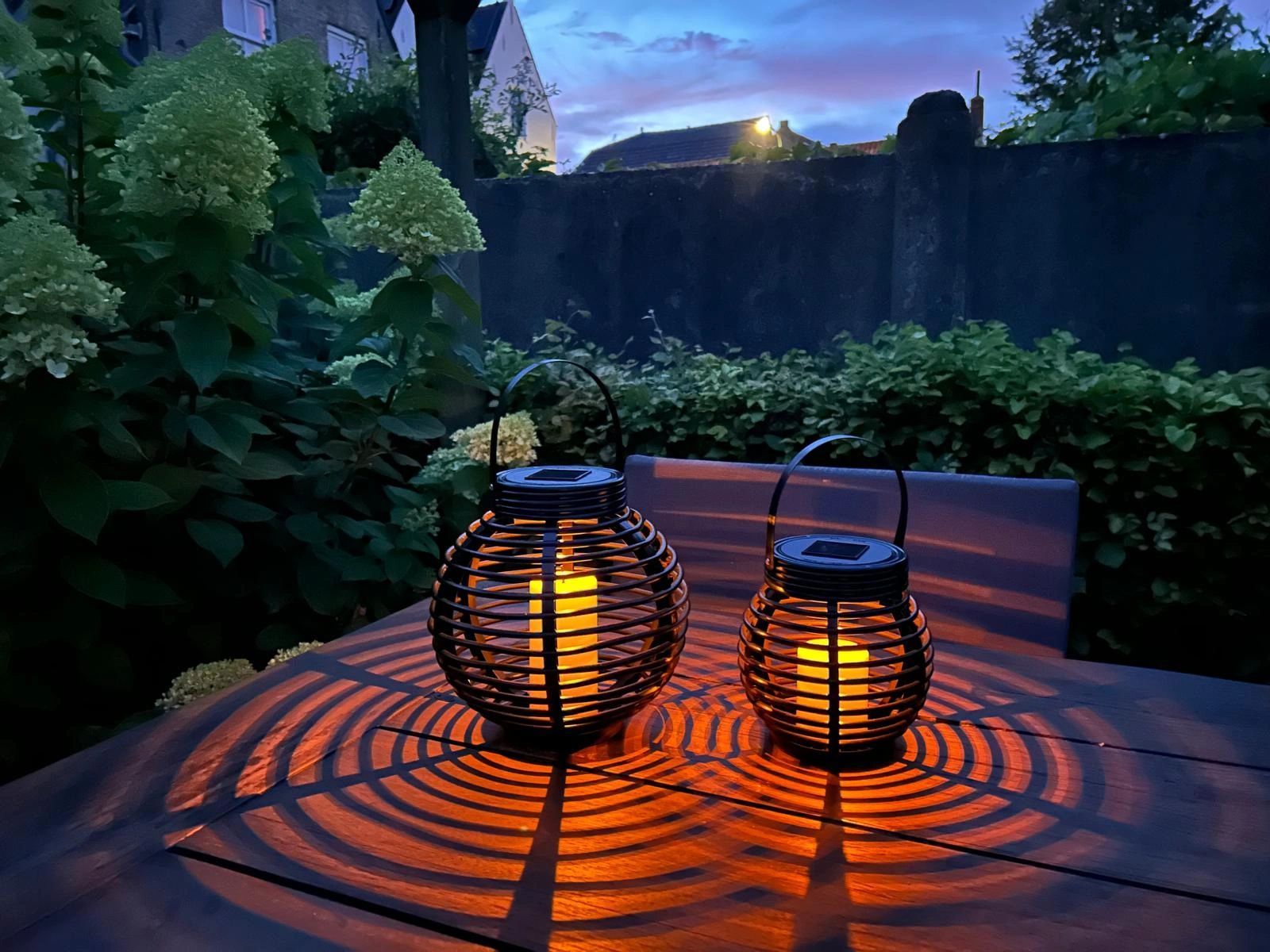 Solar Basket combideal 3 lampen op zonne energie
