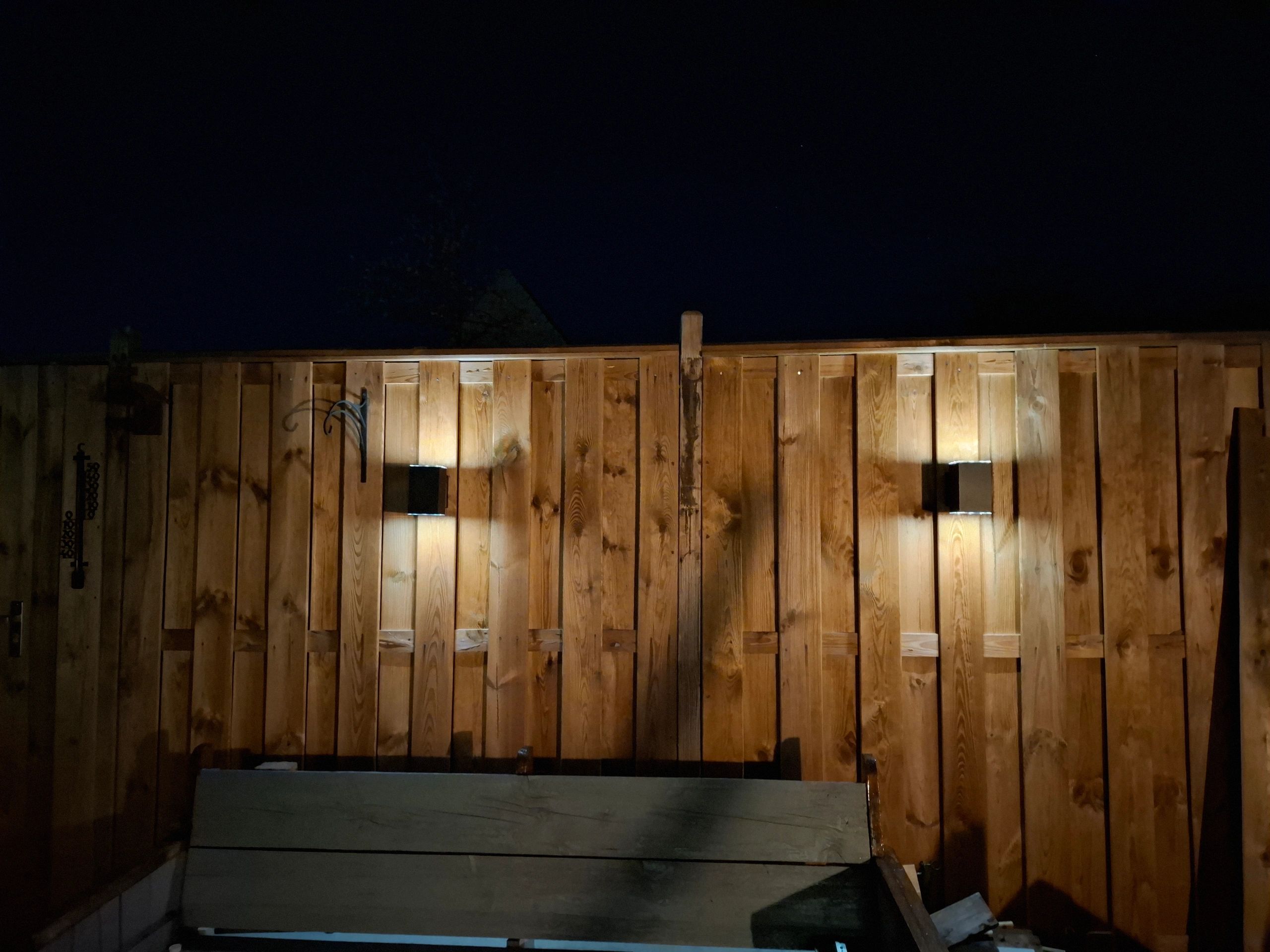 Solar LED wandlamp up downlight Sverre recht