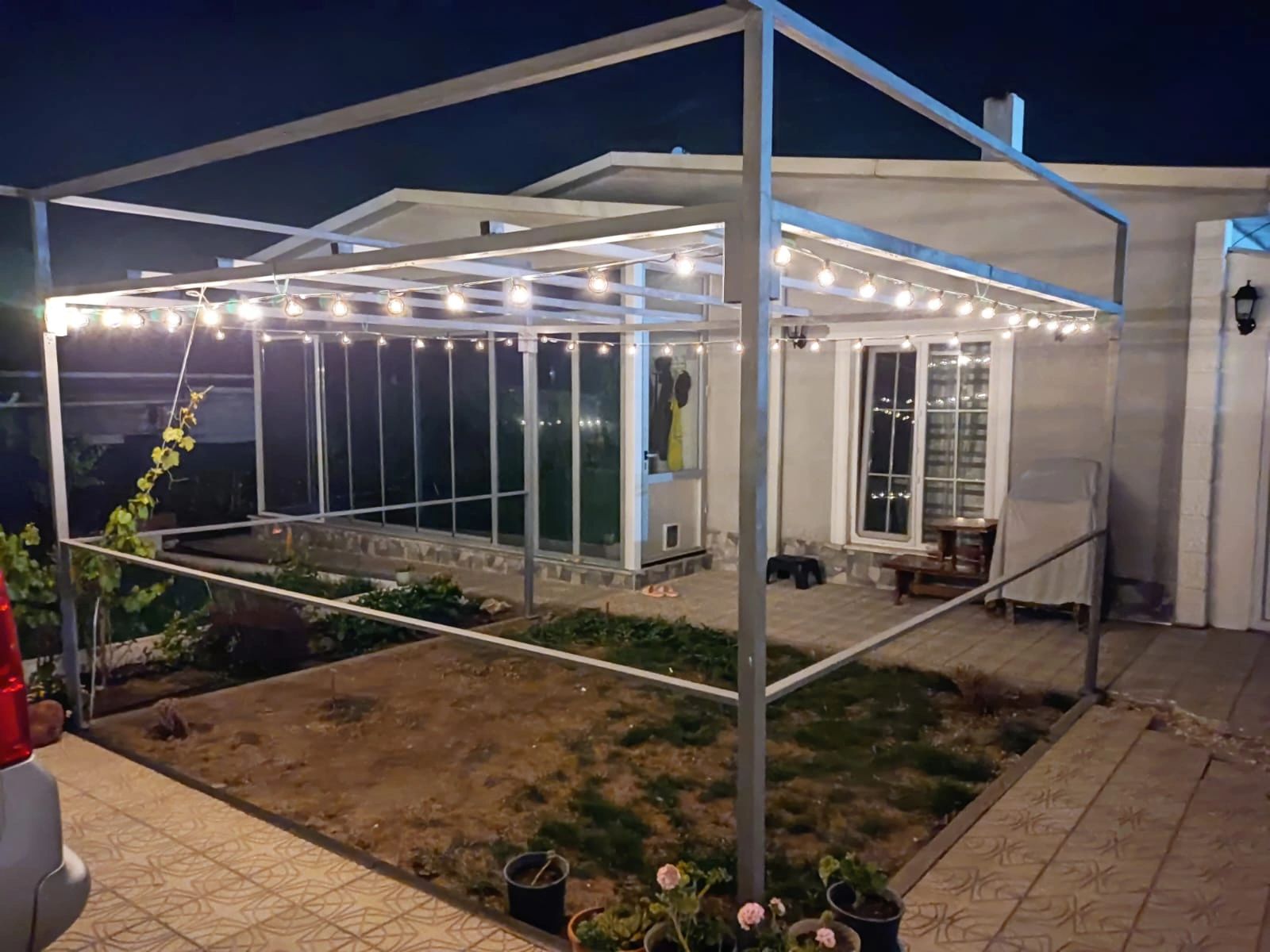 Solar lichtslinger Chain met 30 warm witte led filament lampen