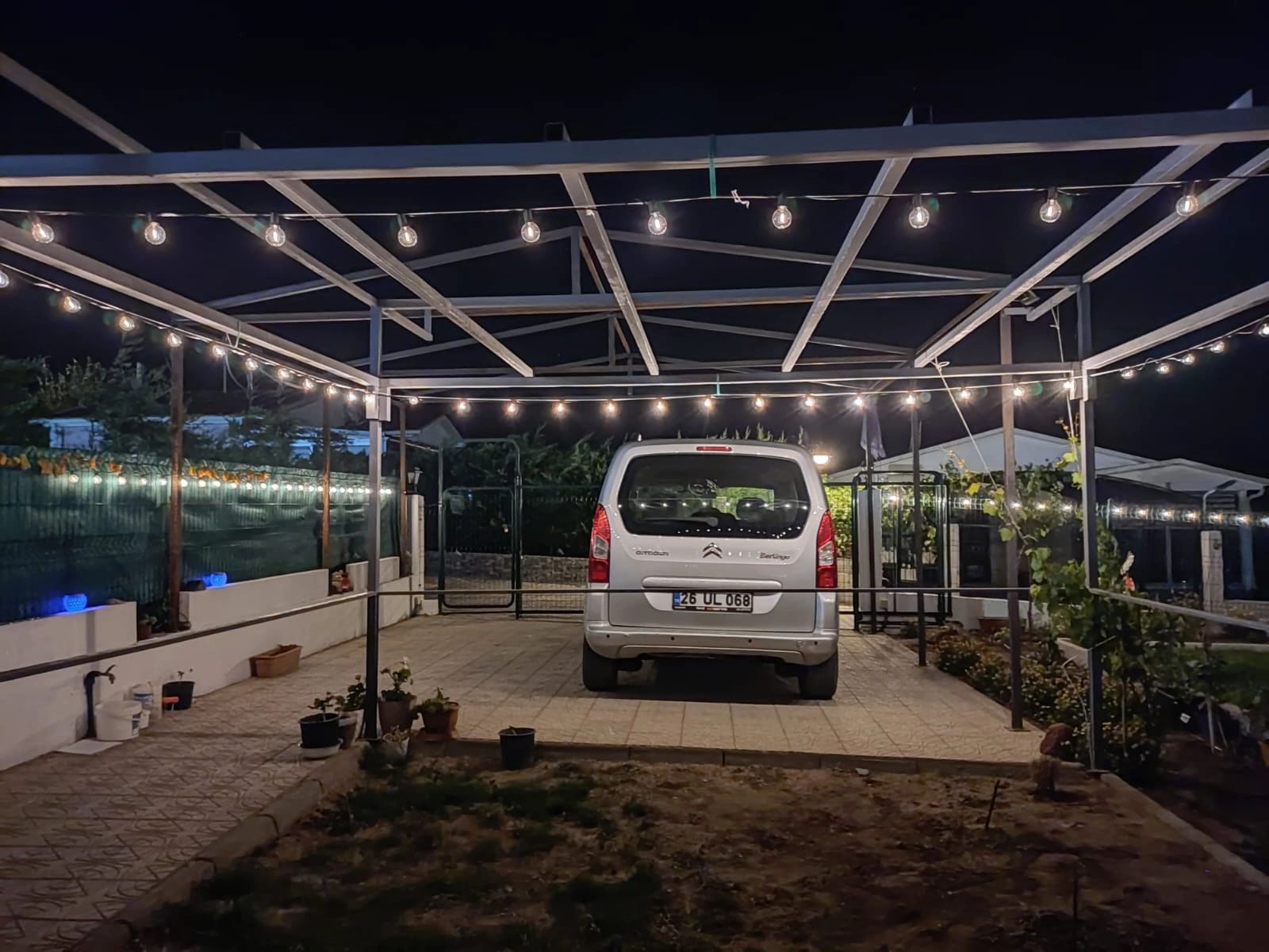 Solar lichtslinger Chain met 30 warm witte led filament lampen