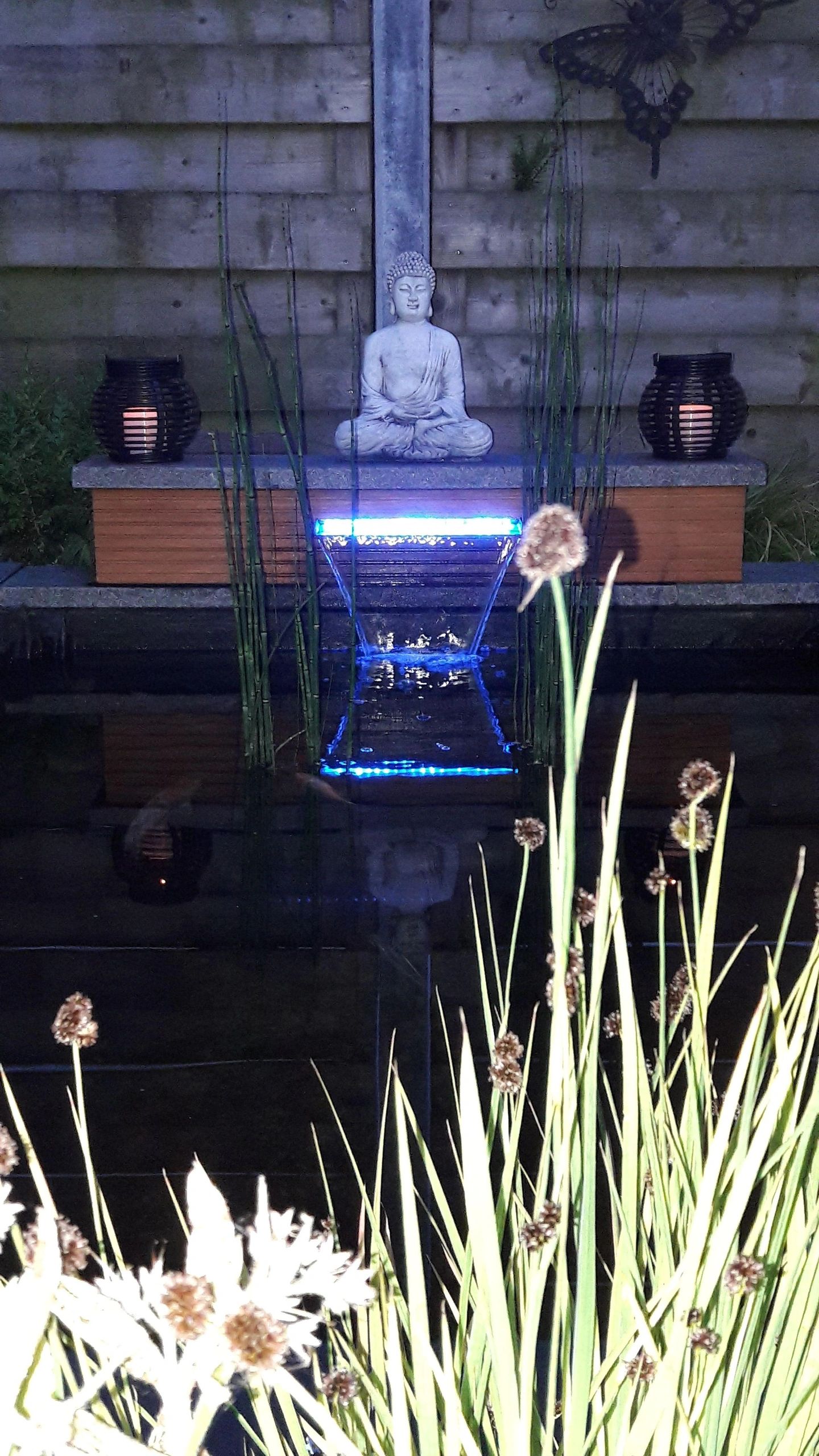 Solar Lantaarn Basket Small Rotanlook lamp op zonne energie