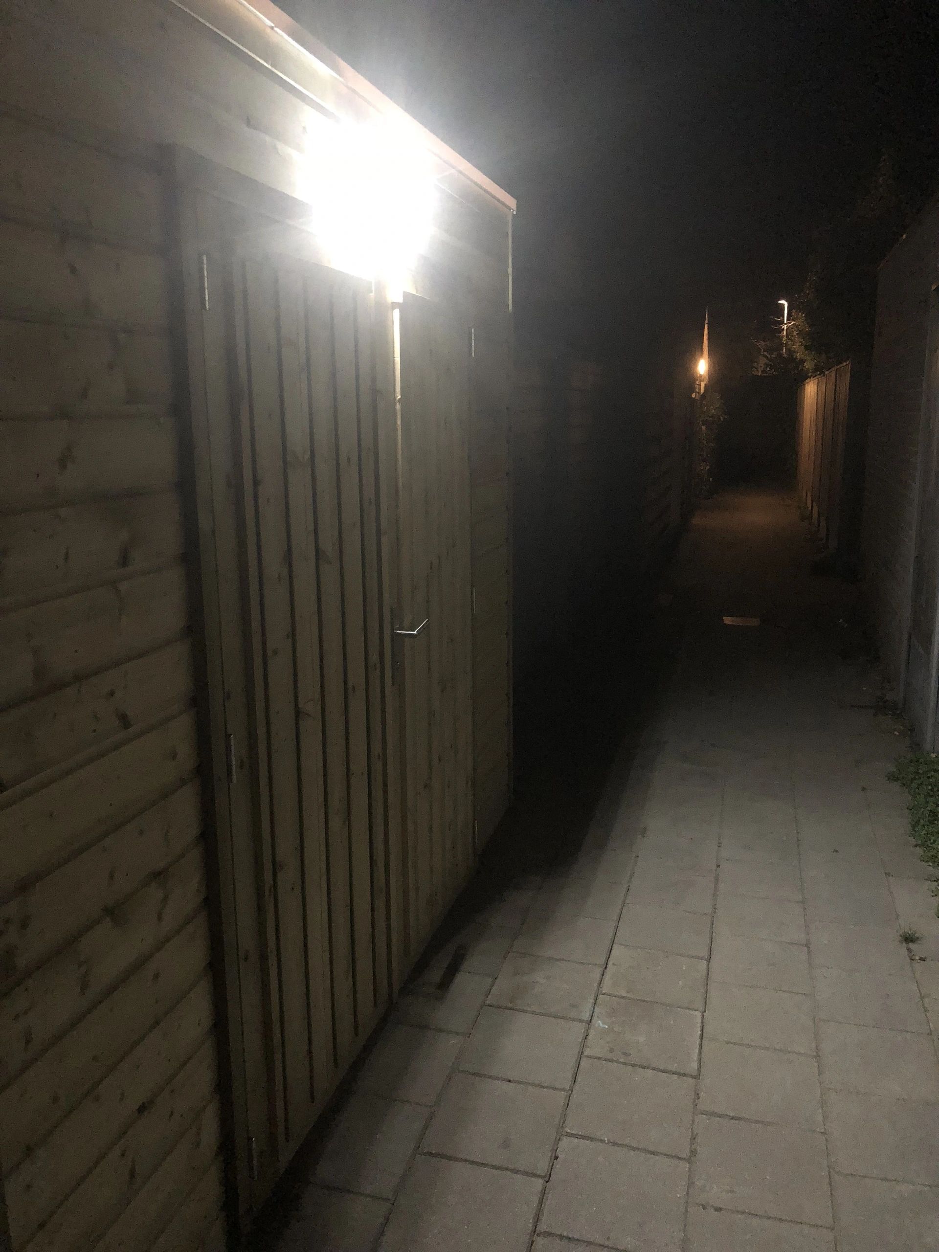 Solar wandlamp Motion II met sensor op zonne energie