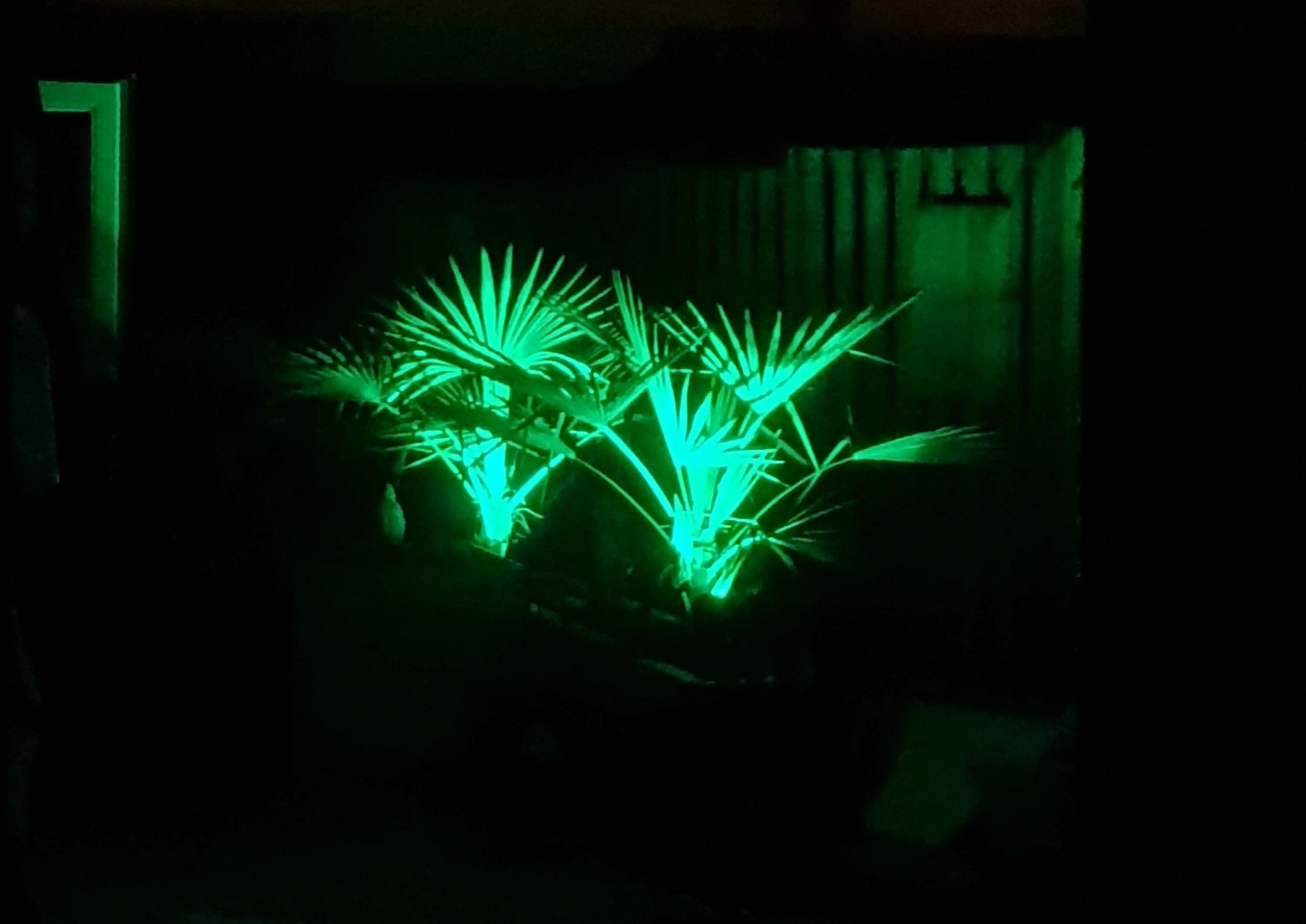 Solar RGB wandspot Heads complete set met twee spots en los solarpaneel