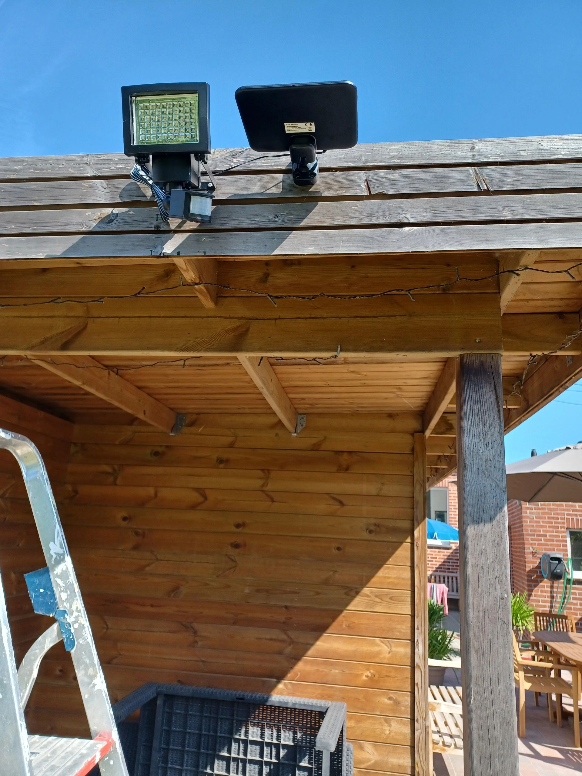 Solar beveiligingslamp Secur II met bewegingsmelder los paneel