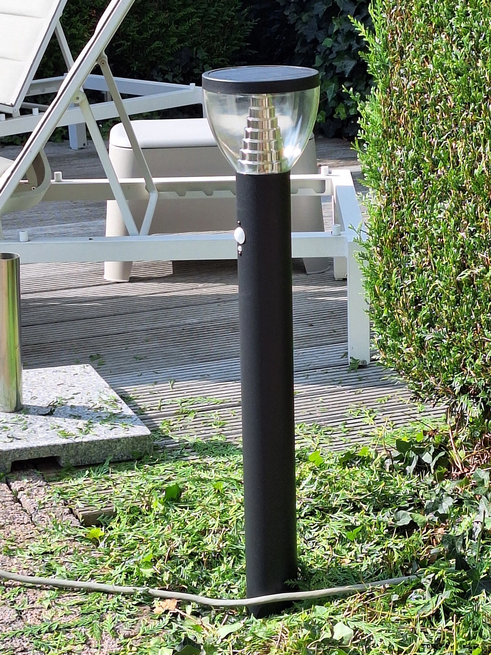 Solar staande lamp Spiez met bewegingssensor