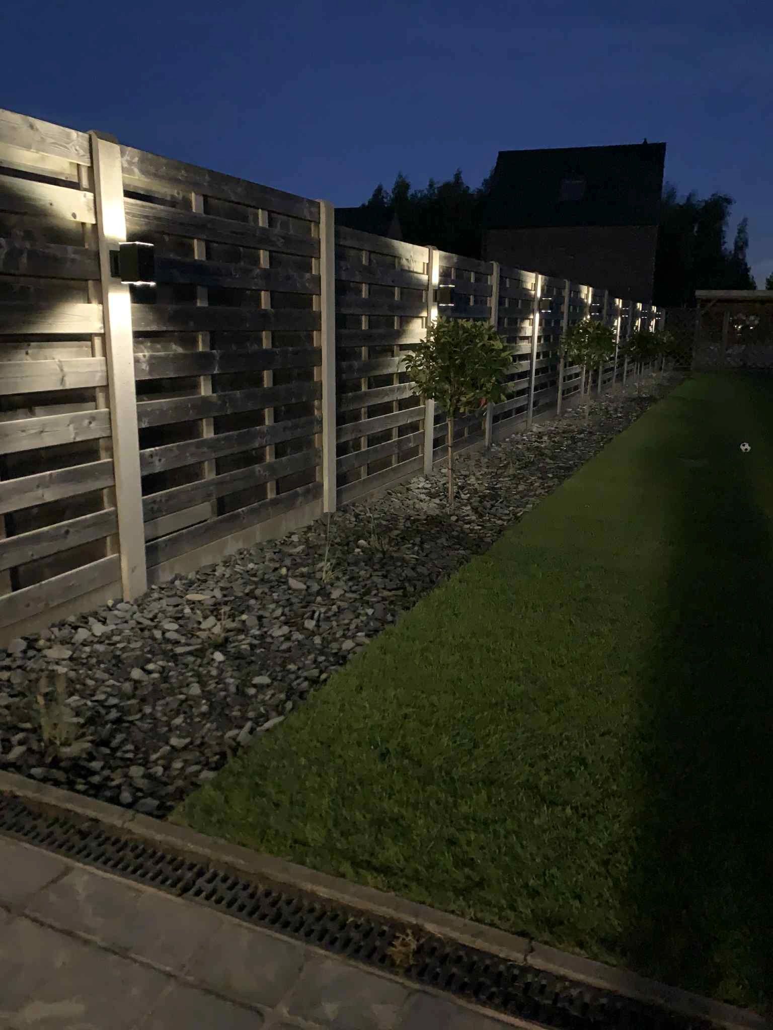 Solar LED wandlamp up downlight Sverre recht