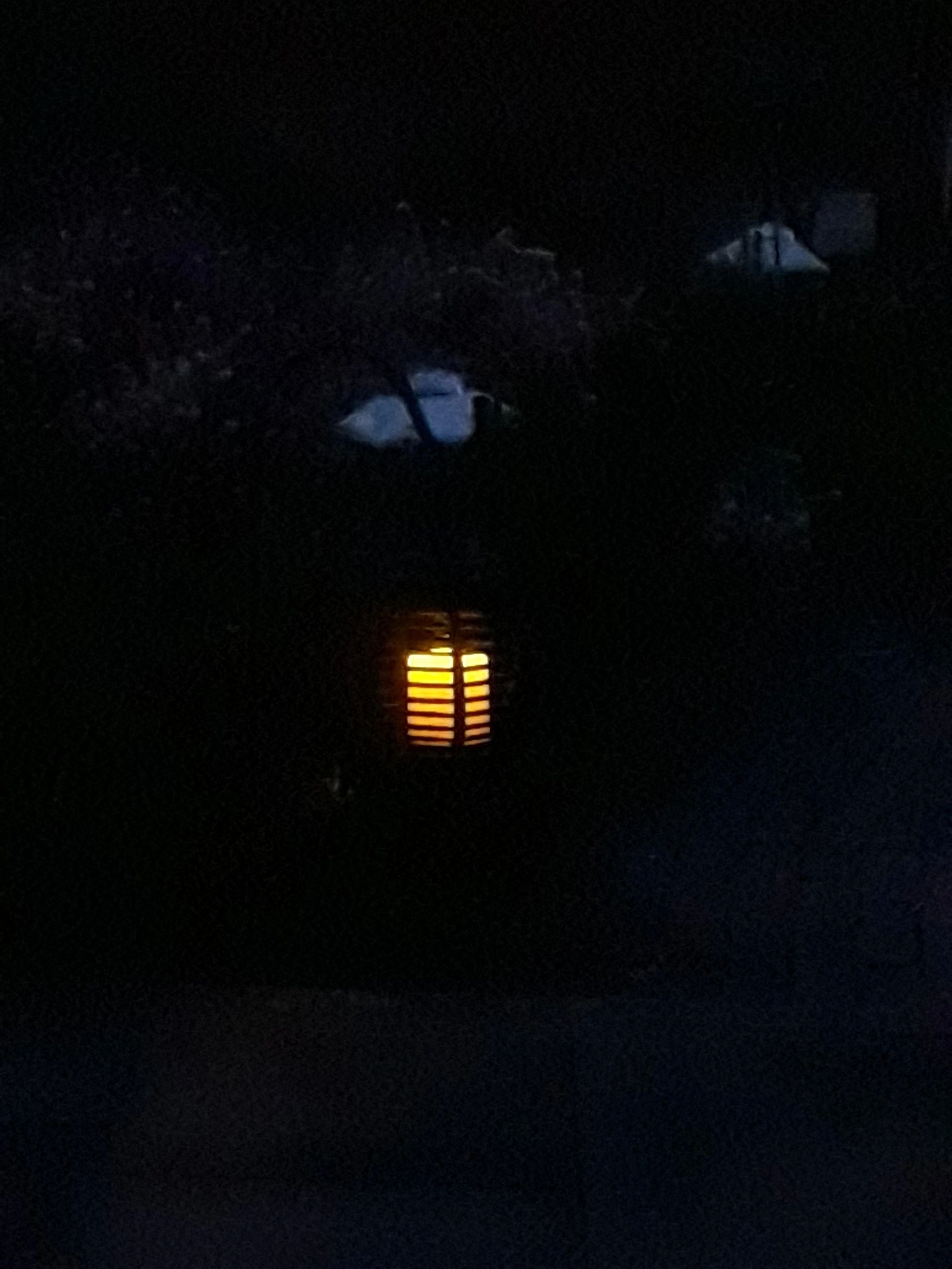 Solar Lantaarn Basket Small Rotanlook lamp op zonne energie