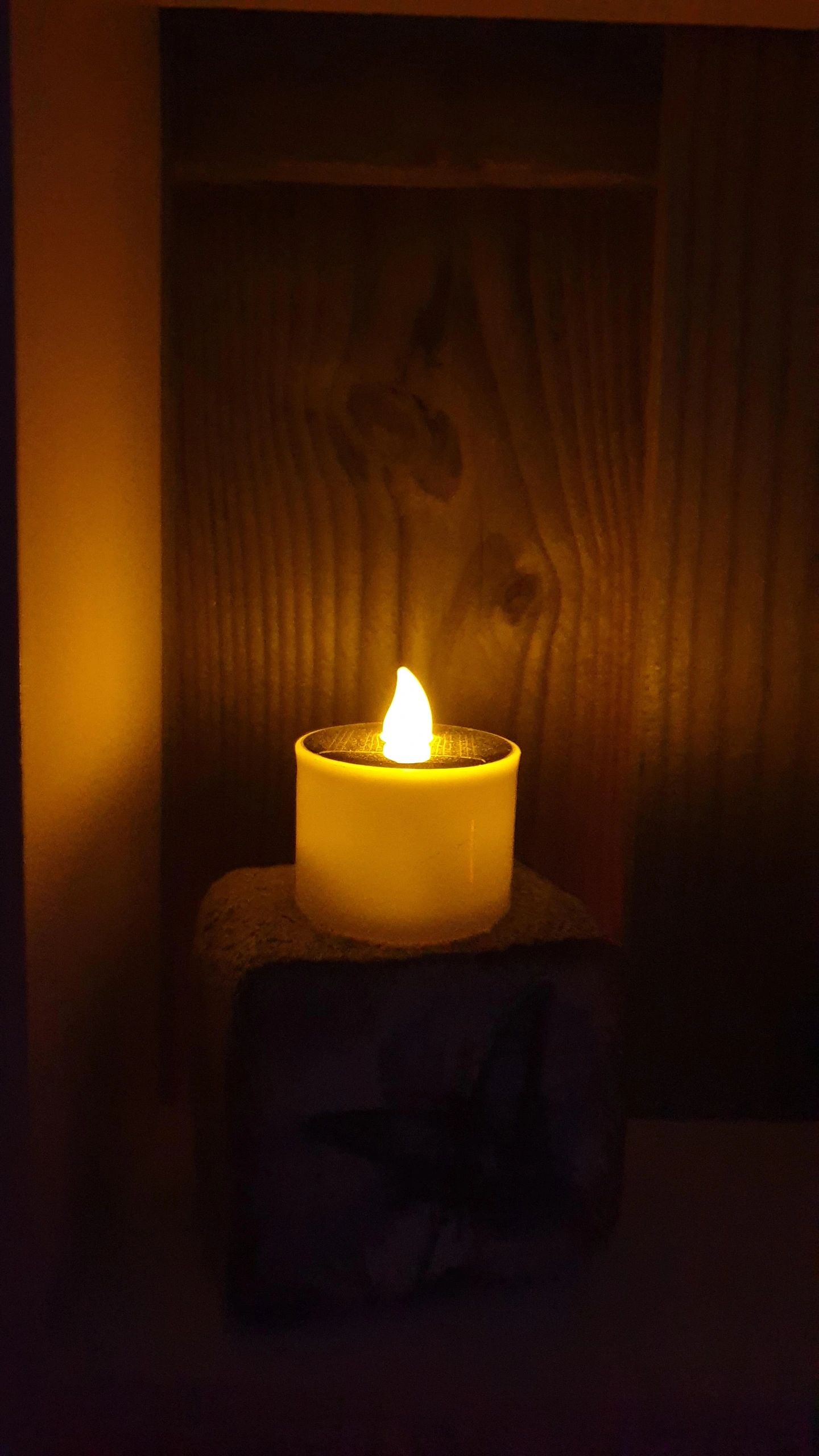 Solar waxinelichtjes led kaarsen 6 stuks