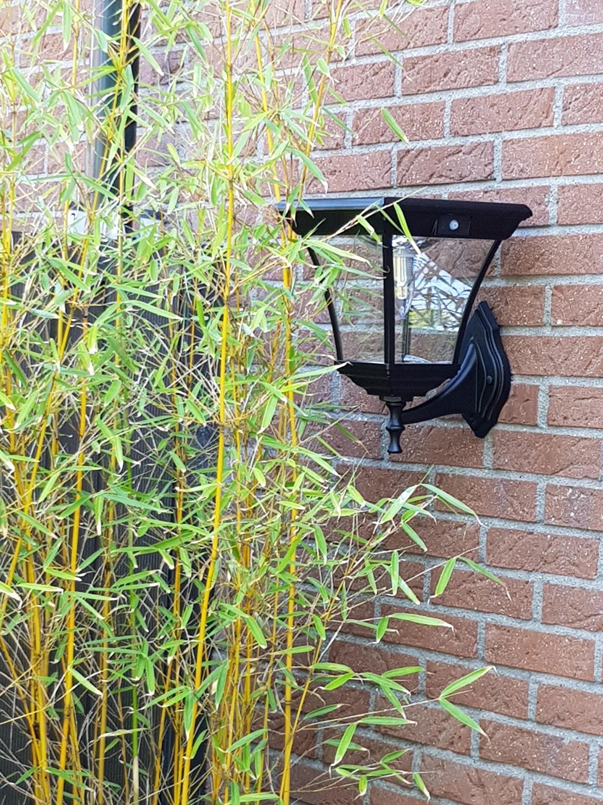 Solar buitenlamp London wandlamp op zonne energie
