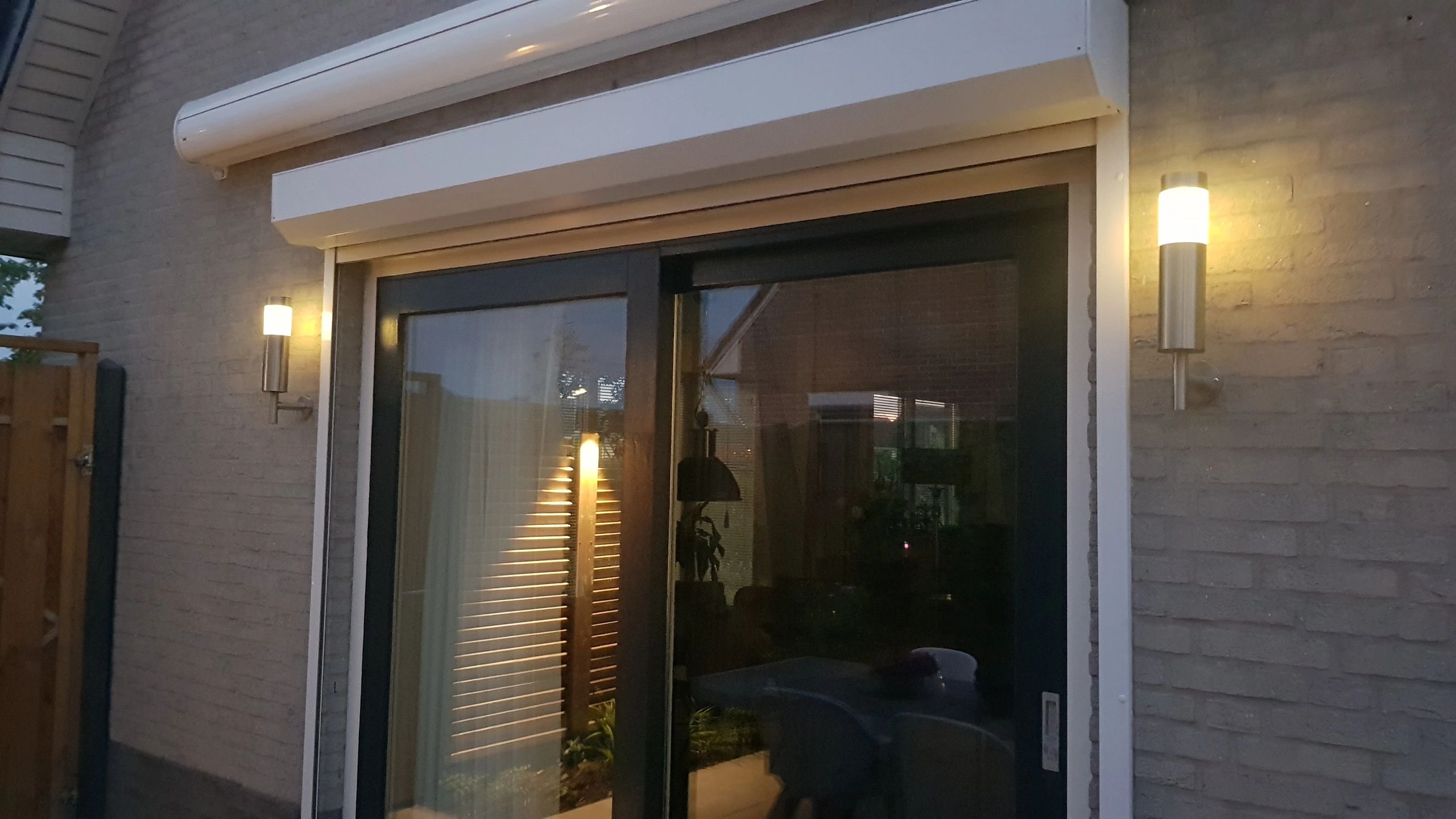 Solar wandlamp Lucifer RVS op zonne energie - Voordeelset 4 stuks