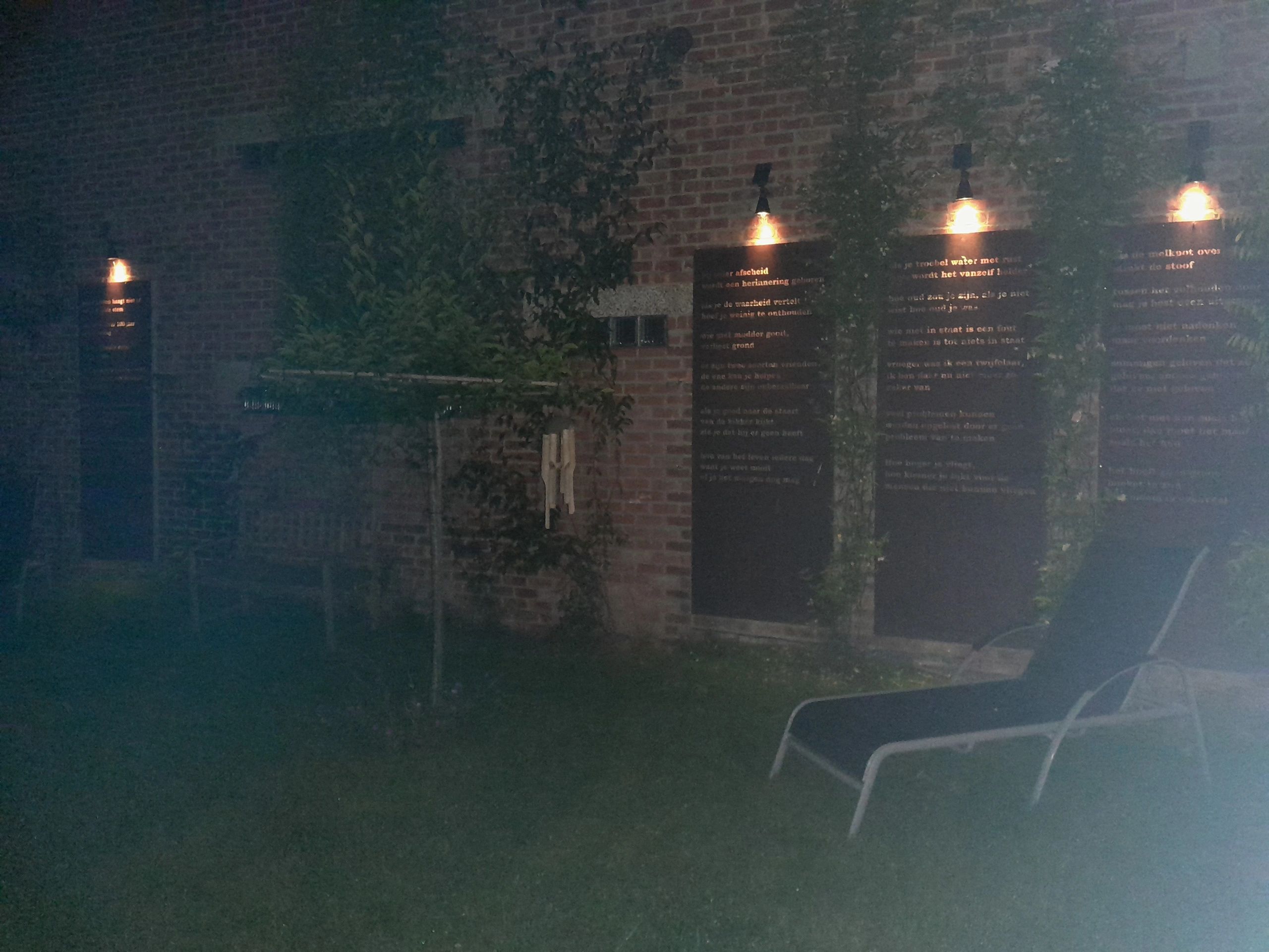 Solar wandspot Highlight voor wandmontage of grondspies - buitenlamp op zonne energie warm wit