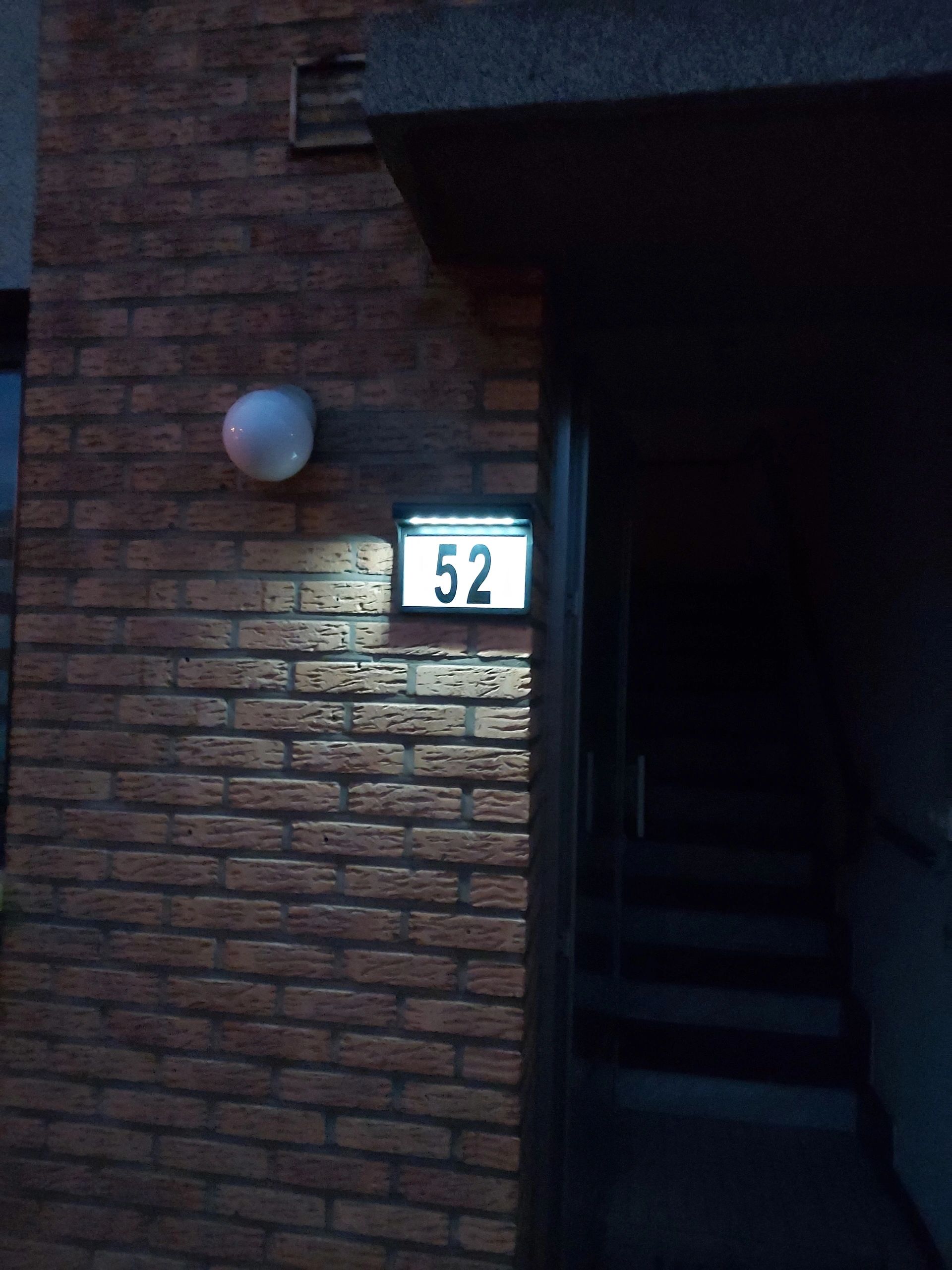 Solar Huisnummer Eta op zonne energie inclusief nummers