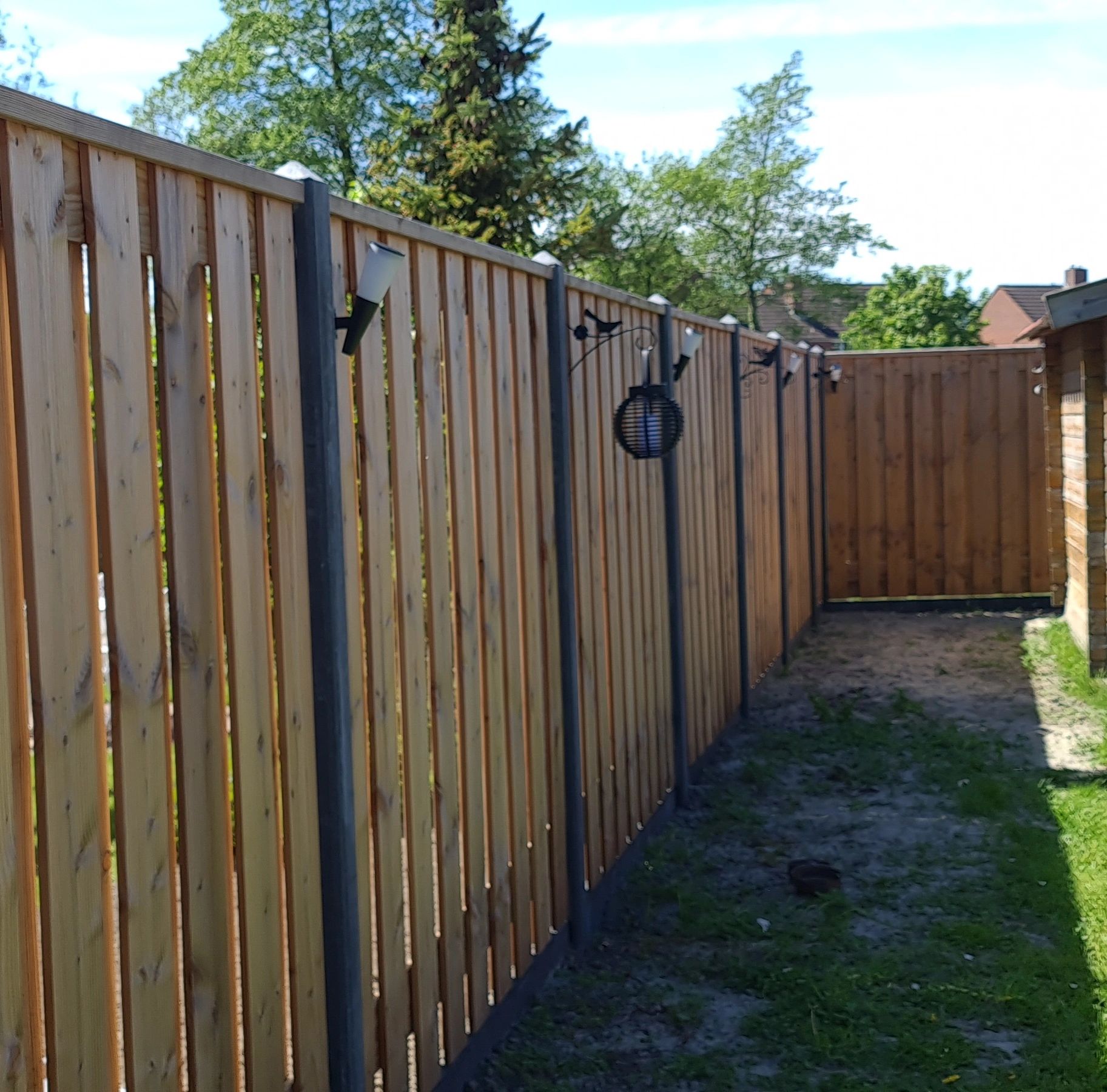 Solar wandlamp Torch met warm en koud wit licht voordeelset van 4