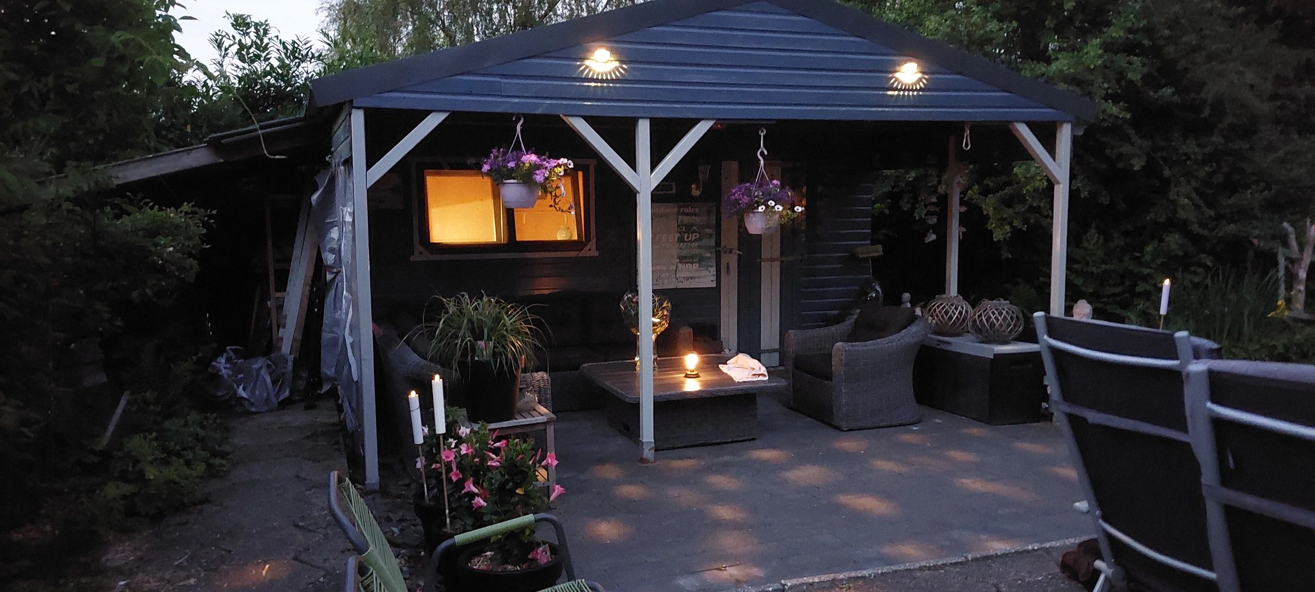 Solar wandlamp Shell op zonne-energie set van 4