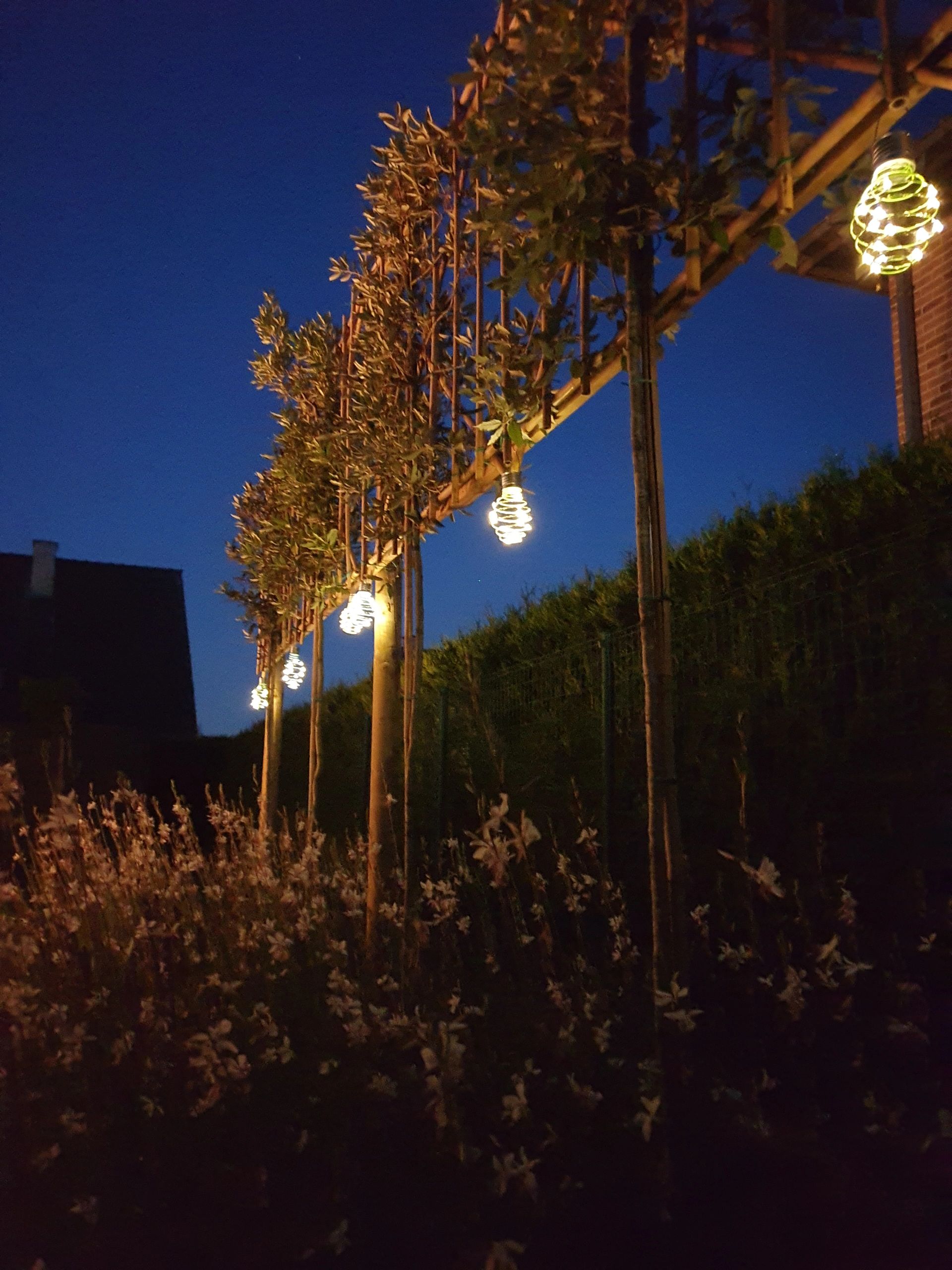 Solar hanglamp Fiesta op zonne energie - Set met meerdere kleuren