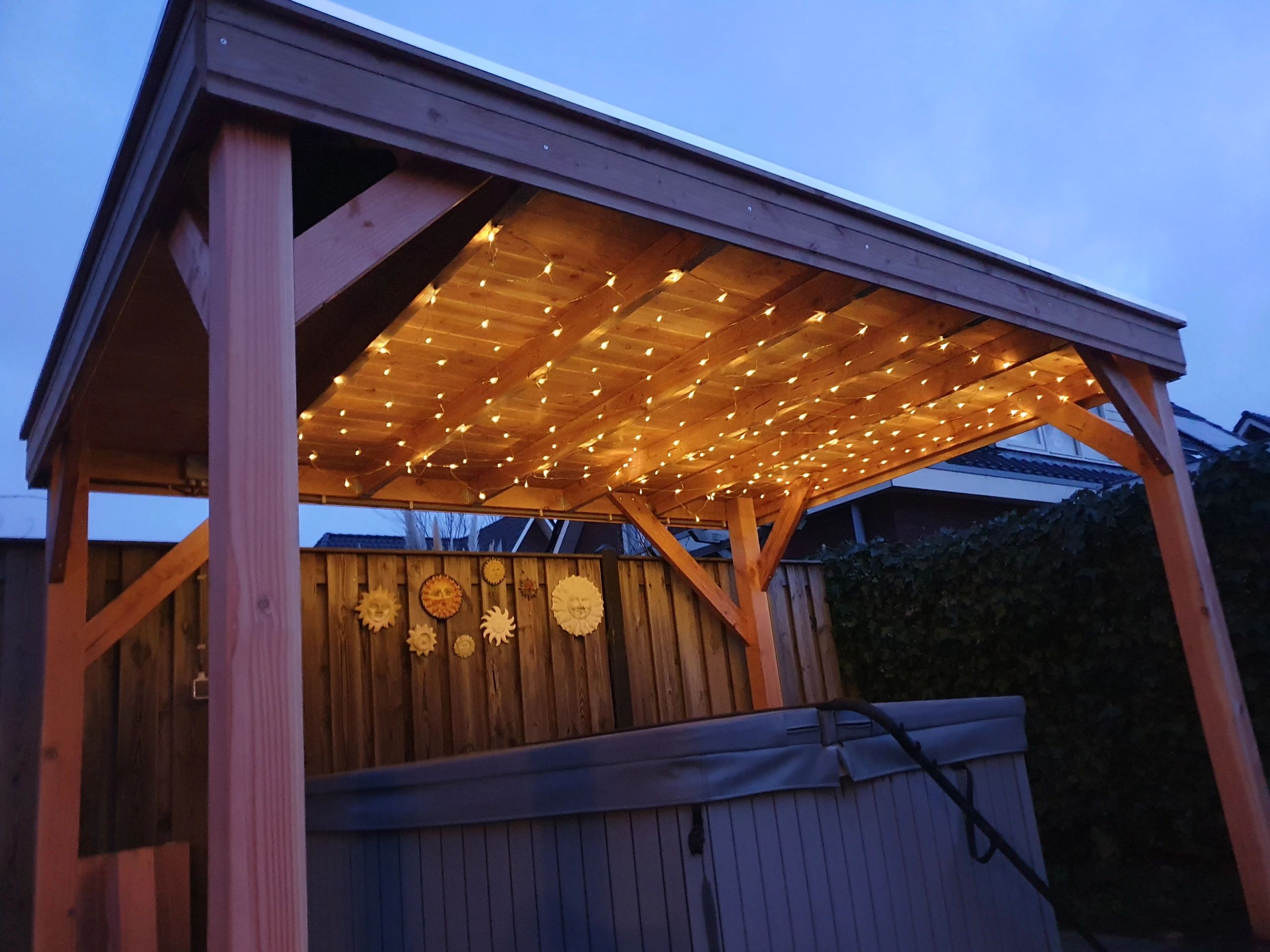 Solar lichtnet Dasher - Solar feestverlichting - warm wit licht