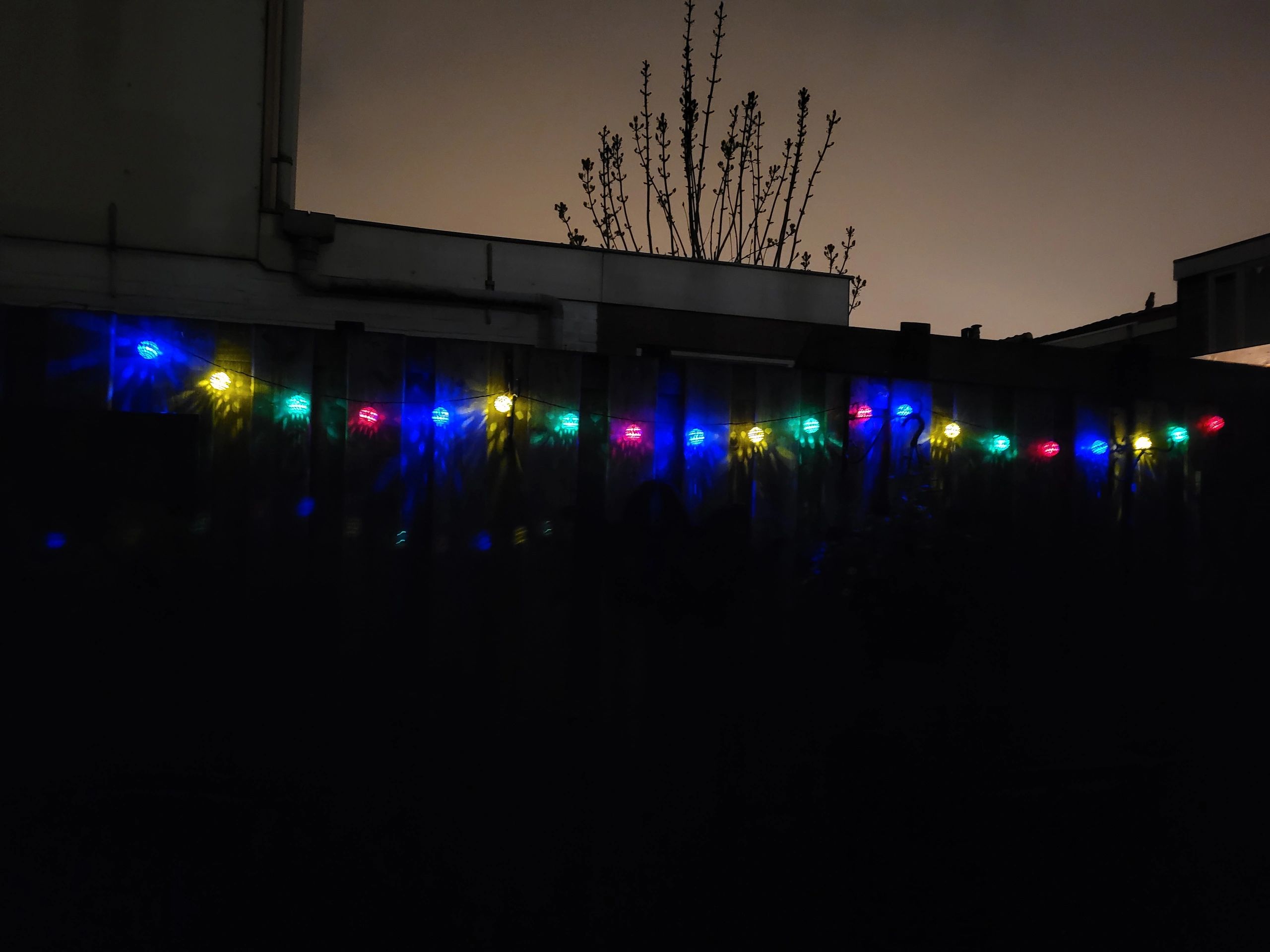 Solar lichtslinger Marrakech met 20 multicolor led lampen