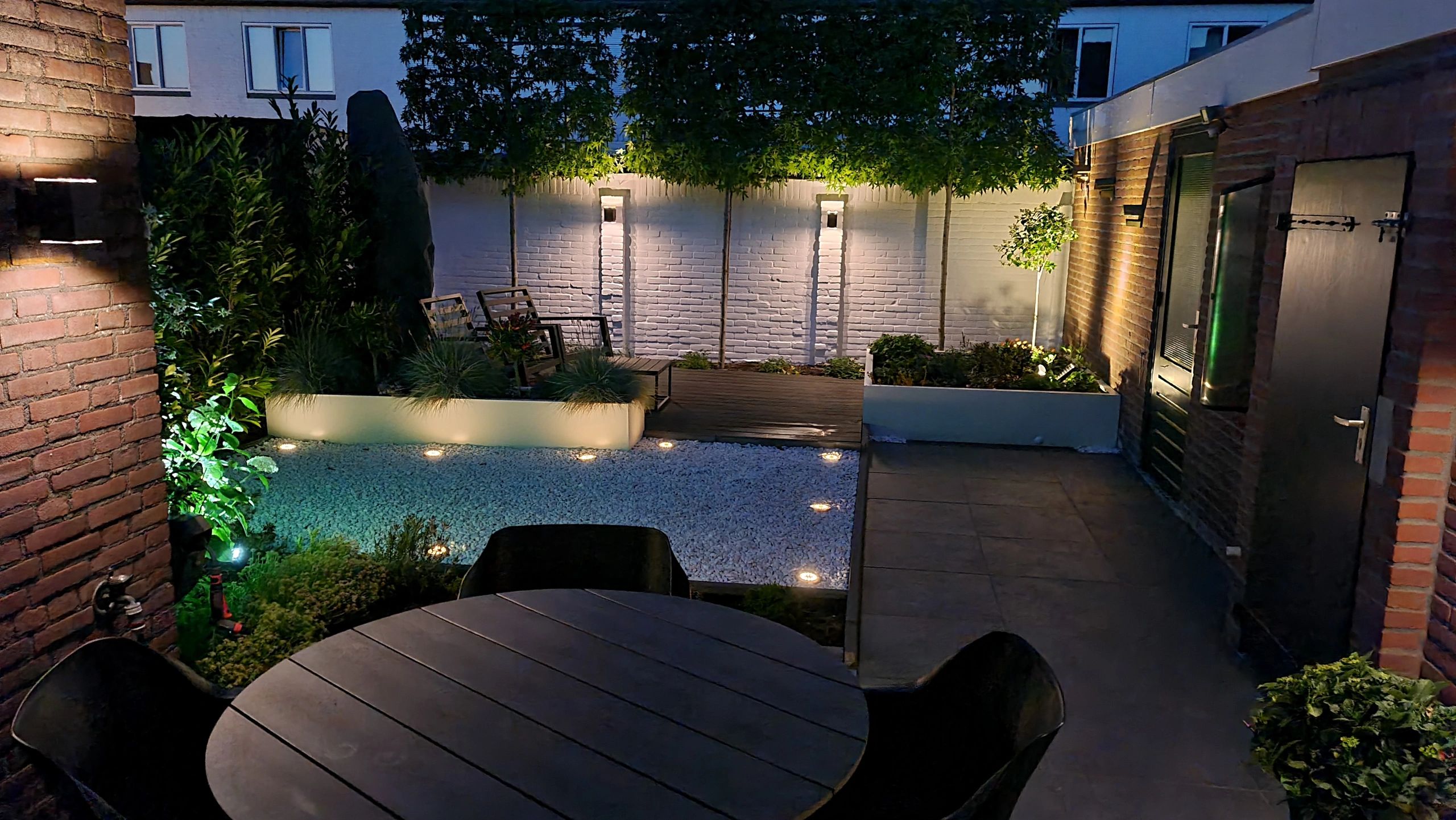 Solar spot Highlight voor wandmontage of grondspies - buitenlamp op zonne energie