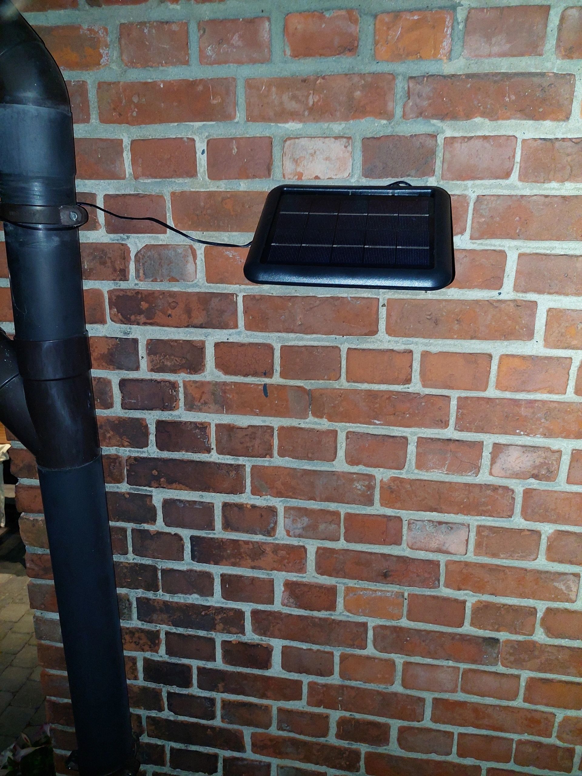 Solar beveiligingslamp James III met bewegingsmelder en los paneel