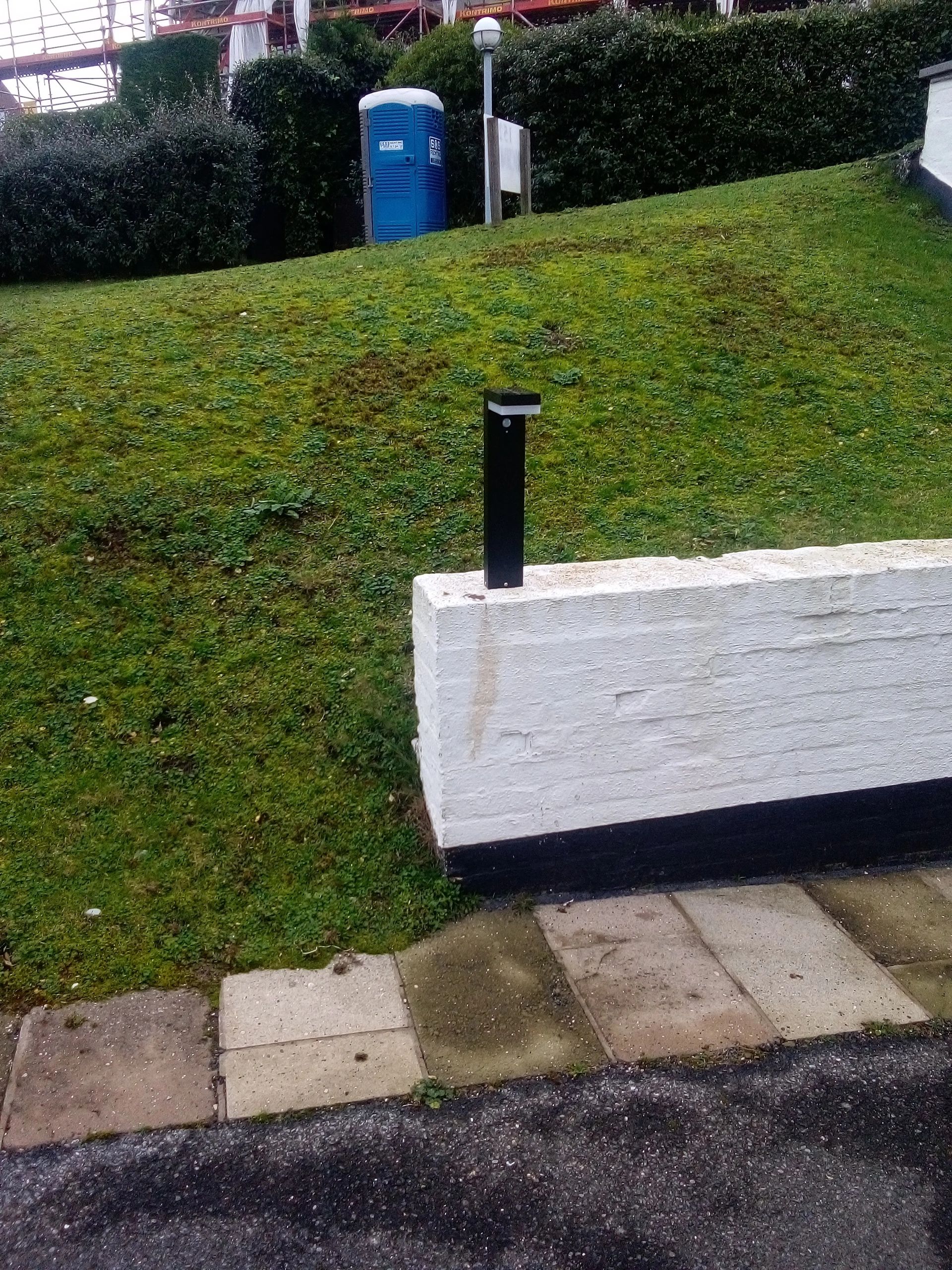 Solar LED staande lamp Oslo met bewegingssensor