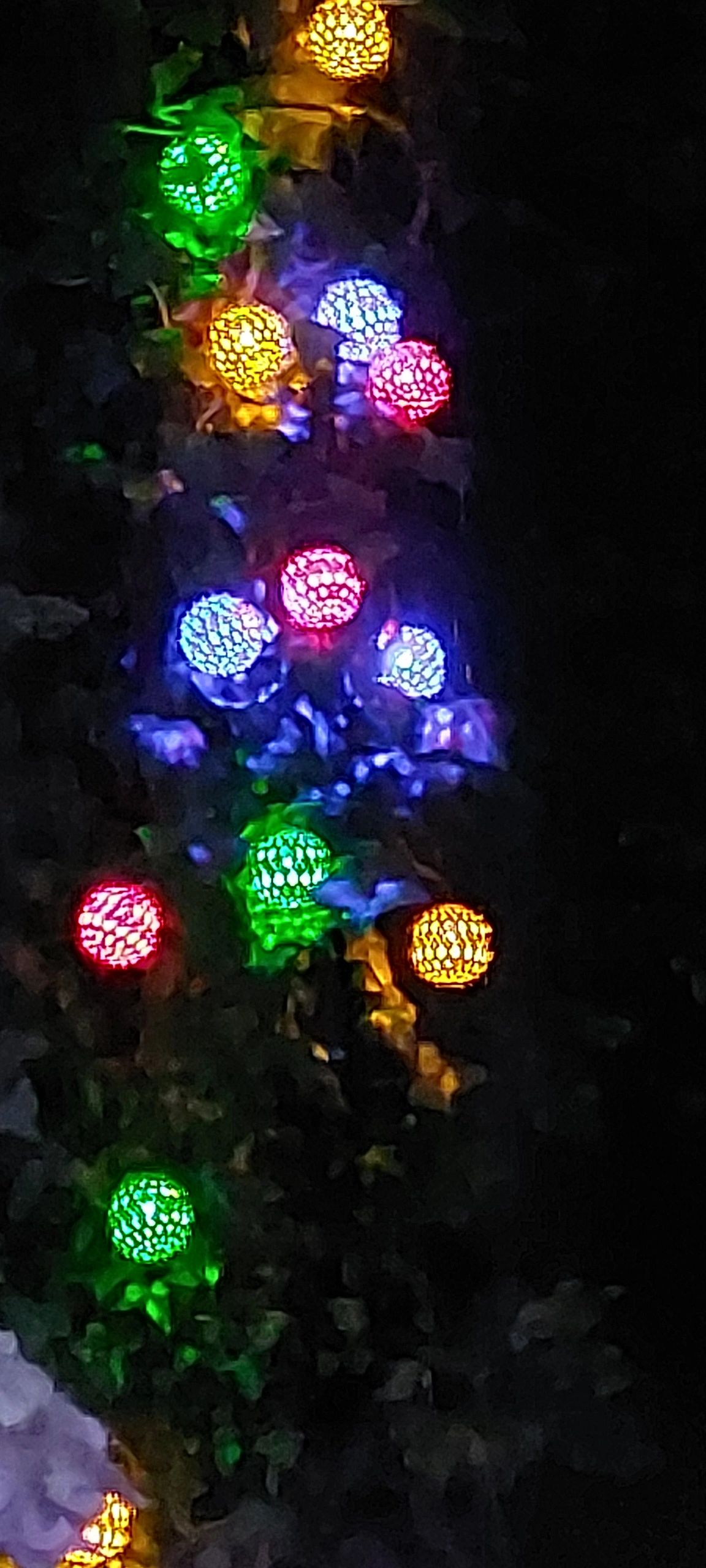 Solar lichtslinger Marrakech met 20 multicolor led lampen