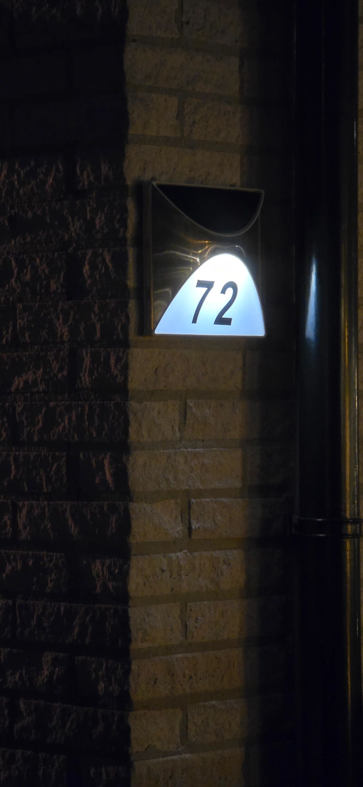 Solar Huisnummer Tau op zonne energie inclusief nummers