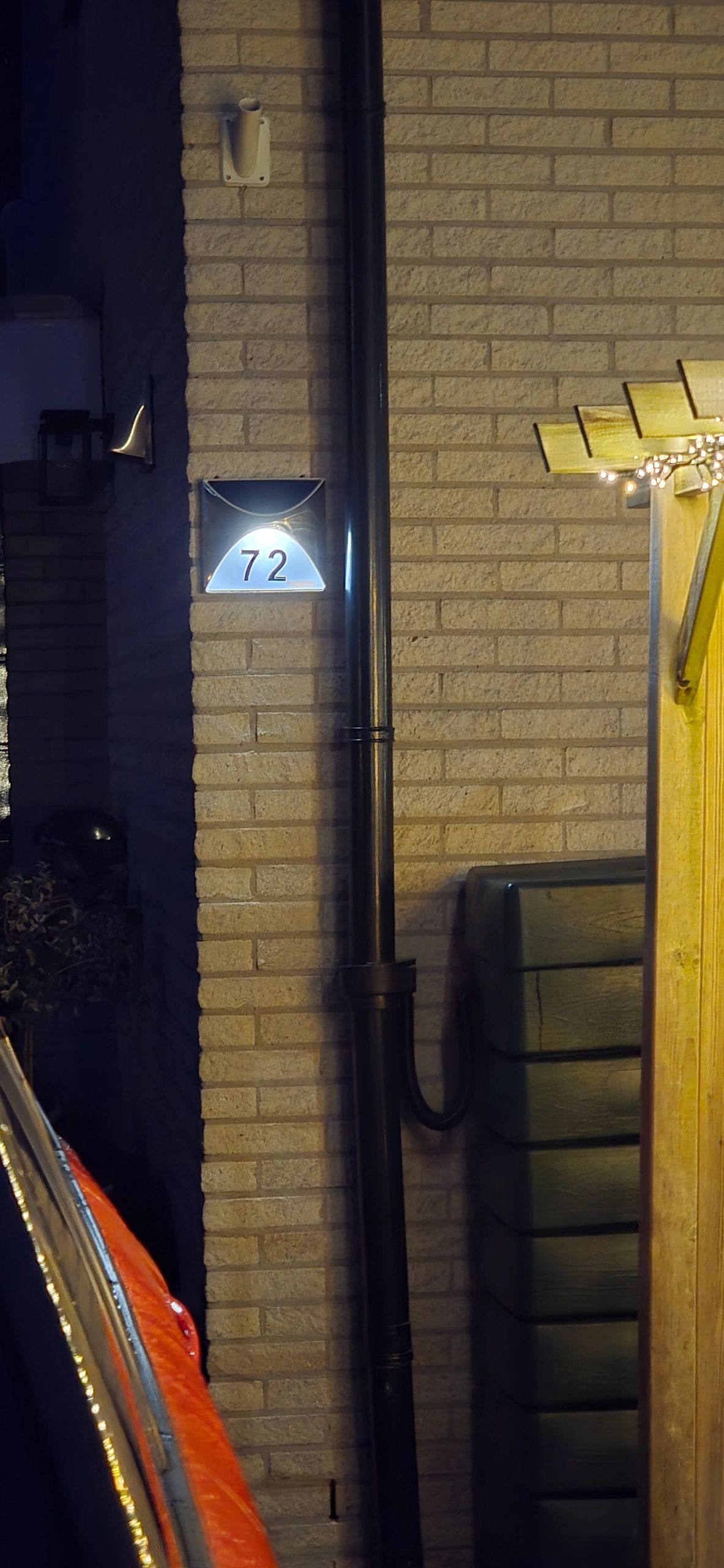 Solar Huisnummer Tau op zonne energie inclusief nummers