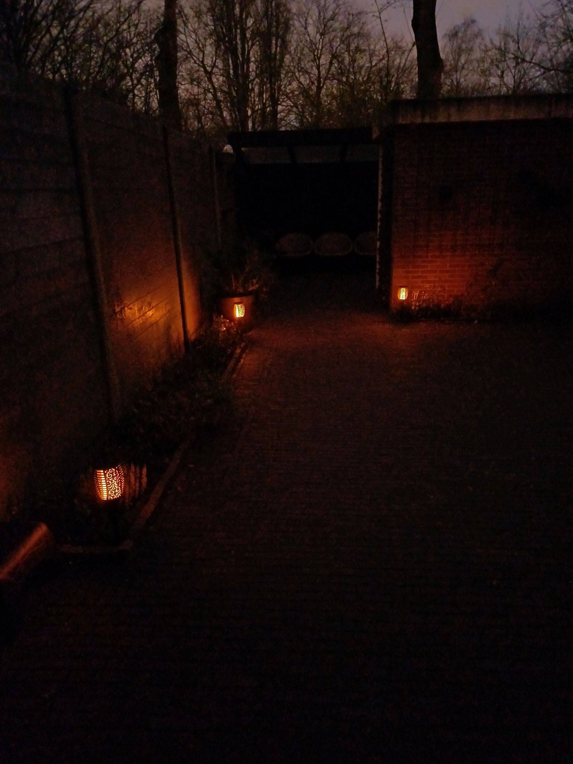 Solarlamp Fakkel voordeelset 3 zwart met schemersensor